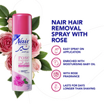 Nair Hair Remover Spray - Rose