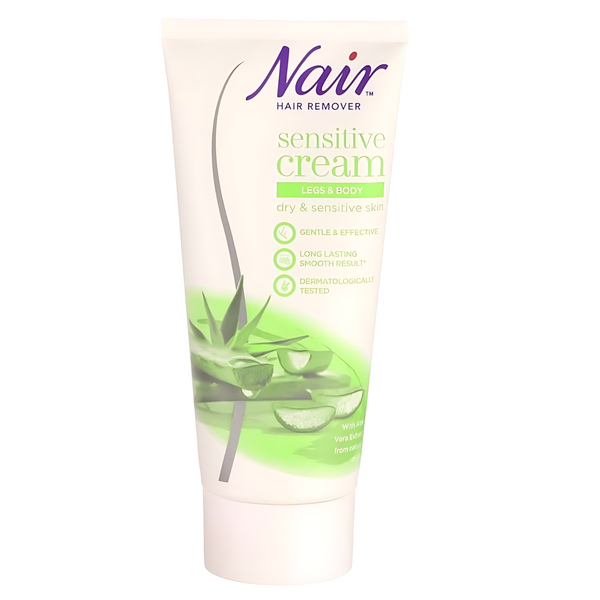 Nair Hair Removal Sensitive Cream - For Dry & Sensitive Skin - 200ml