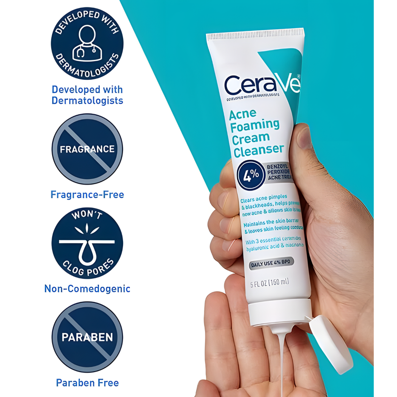 CeraVe Acne Foaming Cream Cleanser 150ml