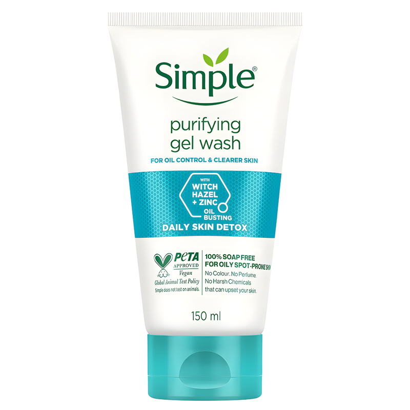 Simple Purifying Gel Wash For Oil Control And Clearer Skin