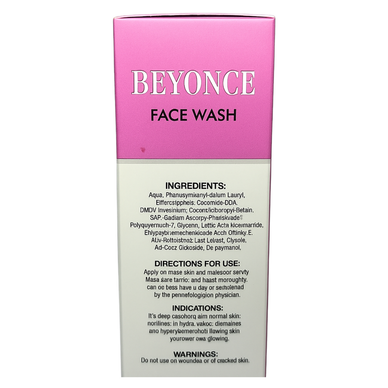 Beyonce Skin Whitening Face Wash