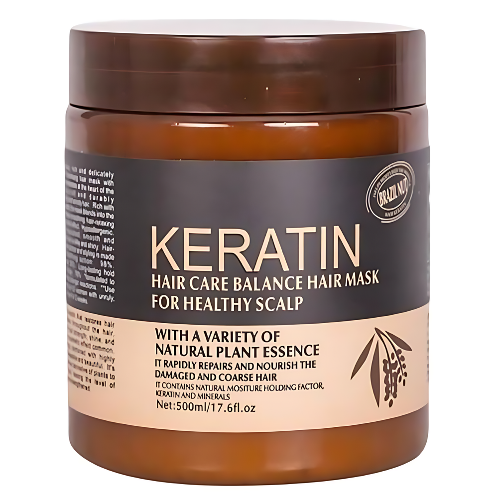 Keratin Hair Care Balance Mask and Treatment for Healthy Scalp