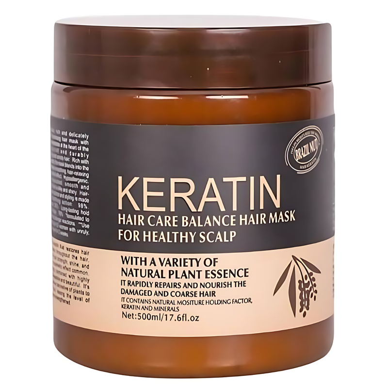 Keratin Hair Care Balance Mask and Treatment for Healthy Scalp