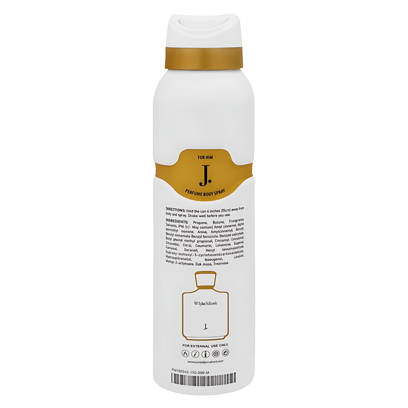 J. Junaid Jamshed White Musk Body Spray 150ml