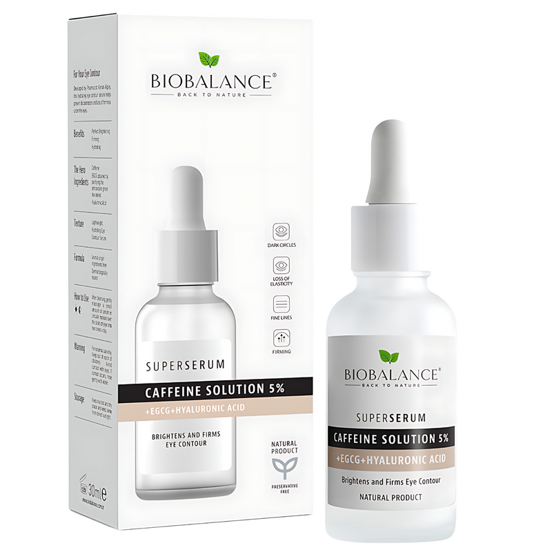 Biobalance Super Serum Caffeine Solution 5% + Egcg + Hyluronice Acid