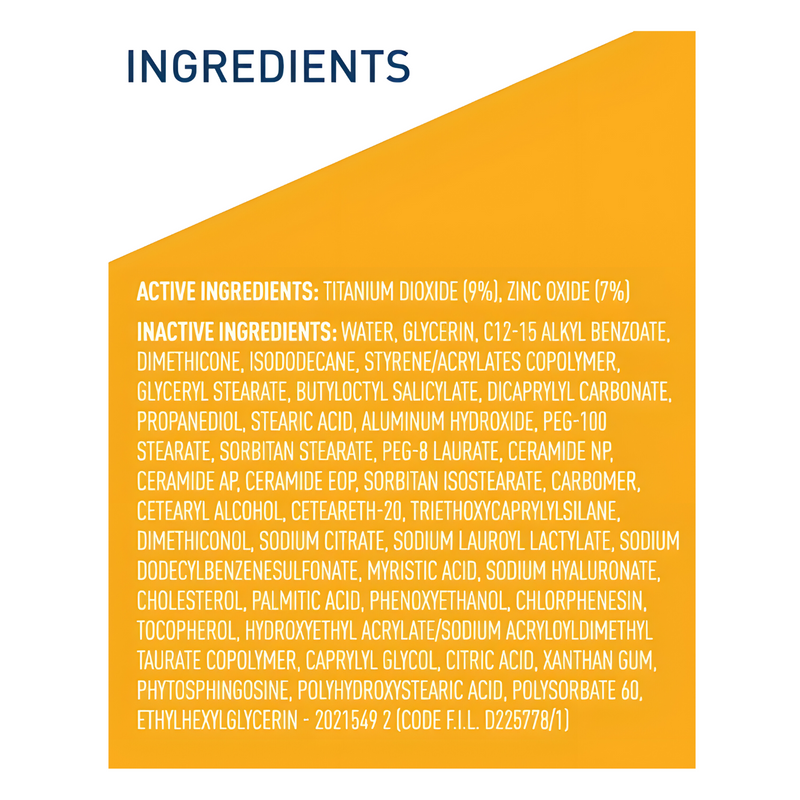 CeraVe Hydrating Mineral Sunscreen spf 50 75ml