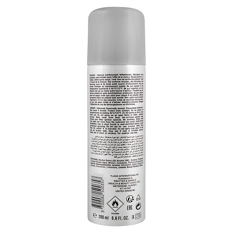 Havoc Silver Body Spray Deodorant for Men 200ml