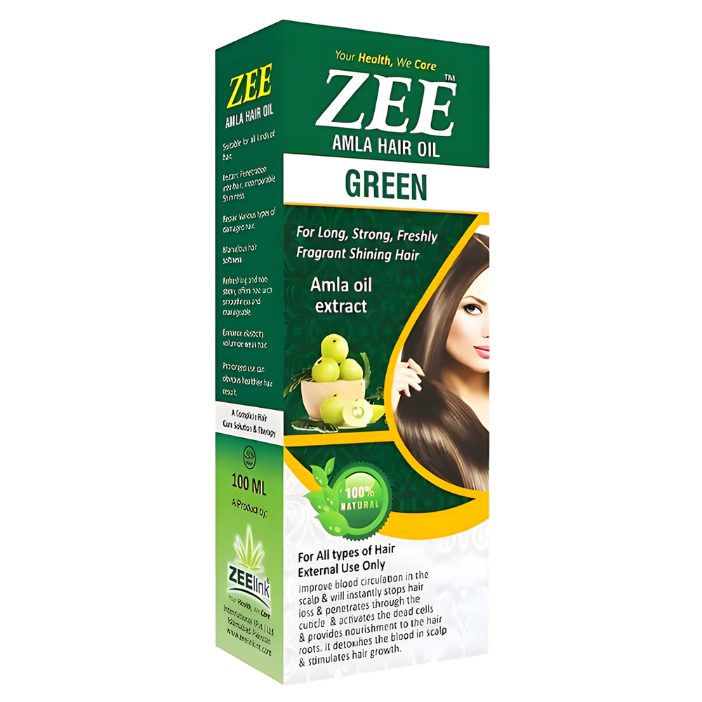ZEE ORGANIC HAIR OIL AMLA GREEN
