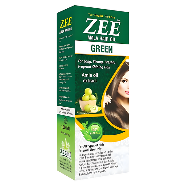 ZEE ORGANIC HAIR OIL AMLA GREEN